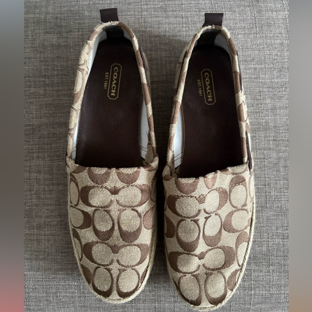Coach Monogrammed Espadrilles
